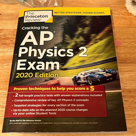 Other | Brand New Ap Physics 1 2 Exam Prep Review Textbook Princeton ...